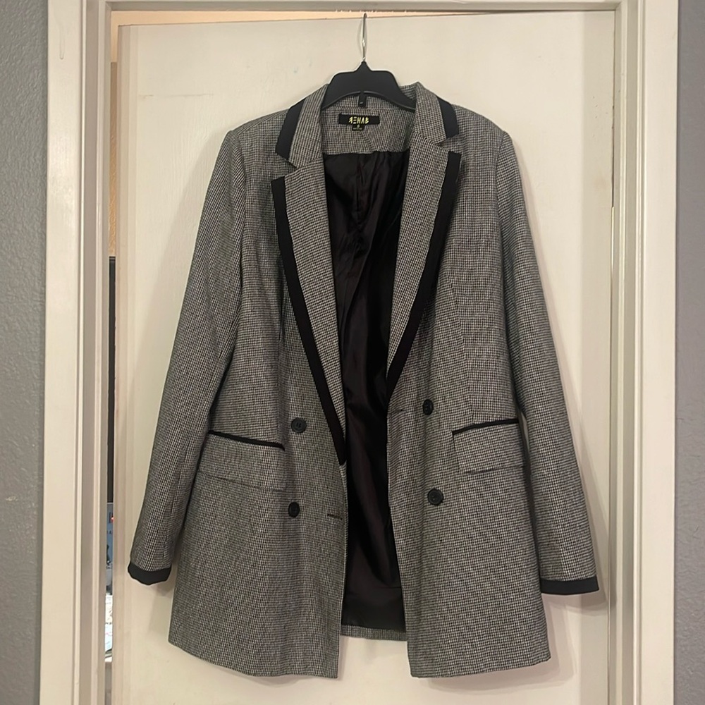 Rehab Houndstooth Blazer Size Small